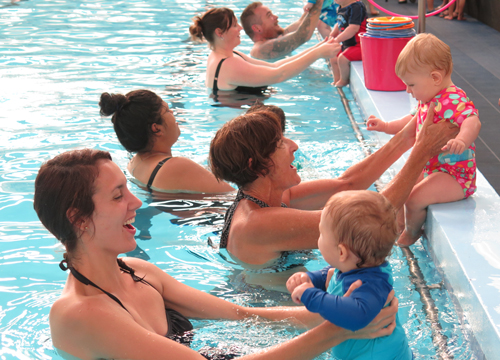 Toddler Swimming Lesson at Fulton