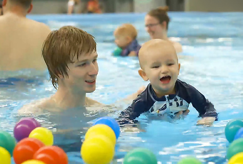 Toddler Swimming with Toys - Fulton Swim School